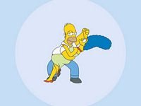 pic for homer and marge simpson